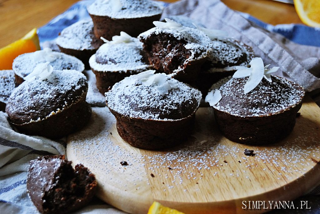 muffiny czekoladowe bez jajek 2